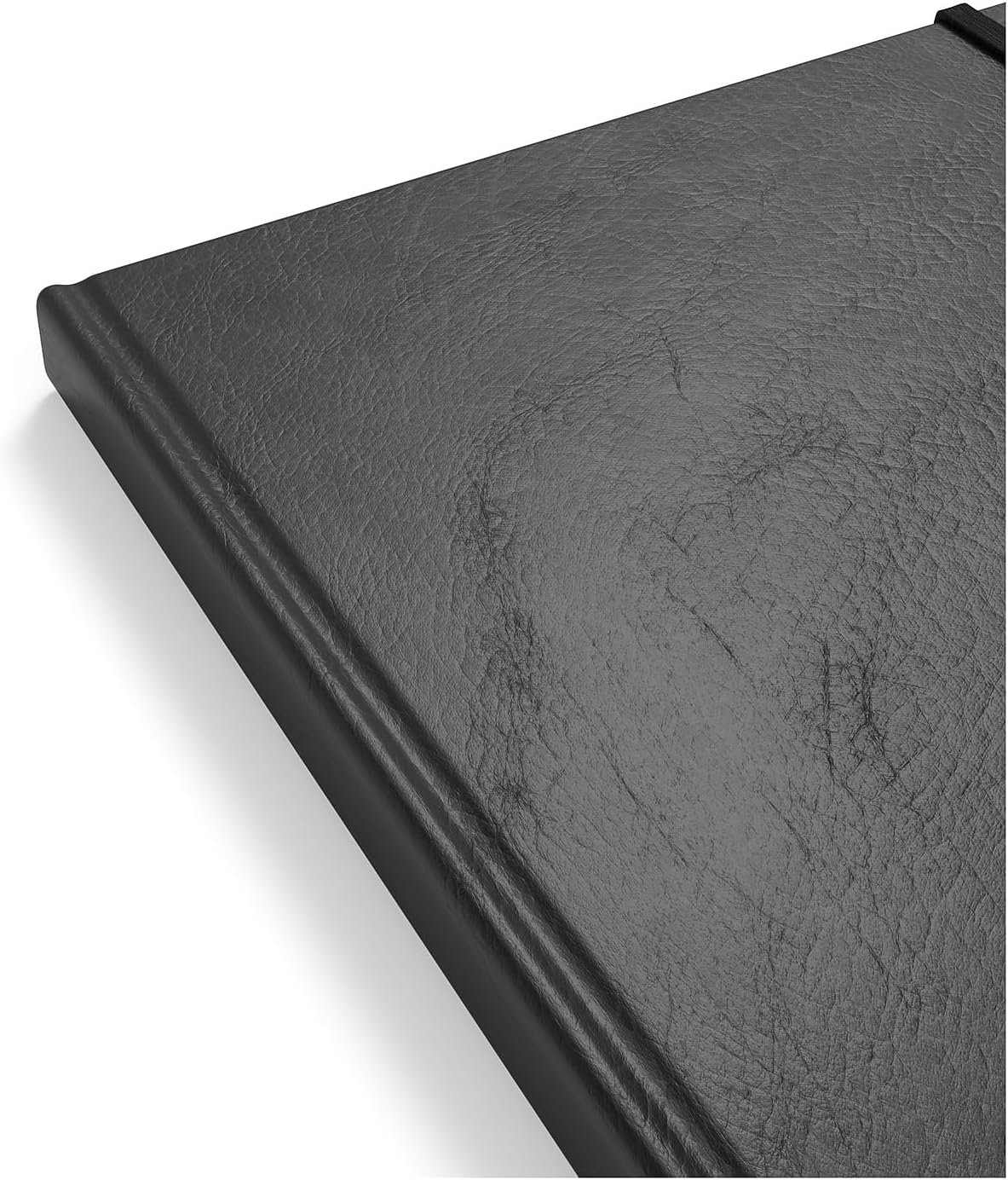 TRU RED Large Flexible Cover Ruled Journal, Black – Softcover Writing Notebook