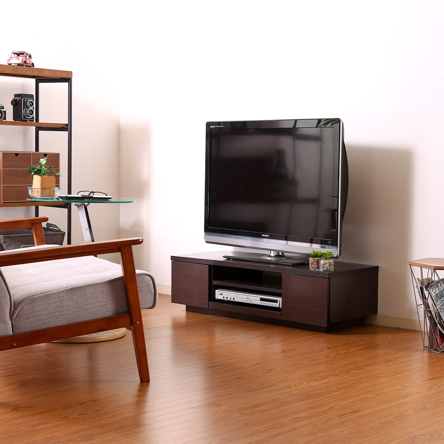 Amazon｜不二貿易 テレビ台 ローボード 32型対応 幅100cm ブラウン