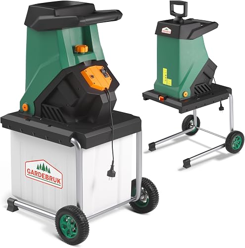 Gardebruk® Broyeur de végétaux électrique 3.1000W broyeur…