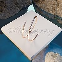 Vista 22 de Black Double Nose Ring - Tiny 20 Gauge Black Silver Spiral Nose Hoop - 925 Black Sterling Silver Double Nose Piercing For Women