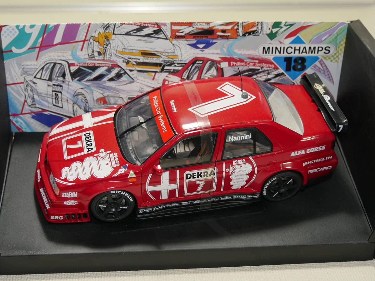 アルファロメオ　155 1/18 UT MODELS MINICHANPS Amazon | UTモデル ミニチャンプス アルファロメオ 155