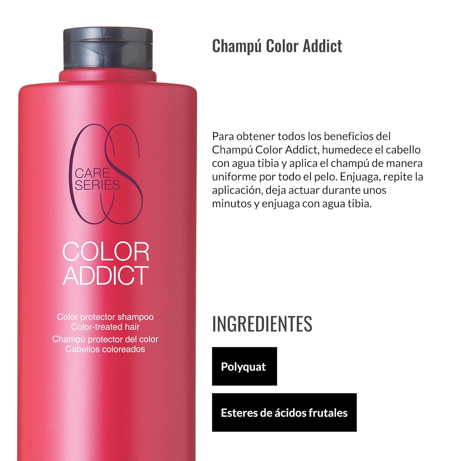 Lendan - Colored Hair Shampoo - Color Addict Shampoo - 1000 ml - Prevents Color Fading in Dyed Hair - Seals, Protects, and Regenerates the Cuticle - Shiny and Soft Hair