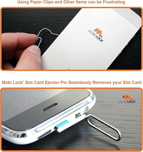 Miniatura 5 de Herramienta de extracción de bandeja de tarjeta SIM de 10 piezas compatible con todos los teléfonos inteligentes y tabletas, iPhones, Android,