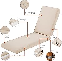 Vista 5 de Classic Accessories Montlake Chaise - Funda para cojín, espuma y funda extraíble