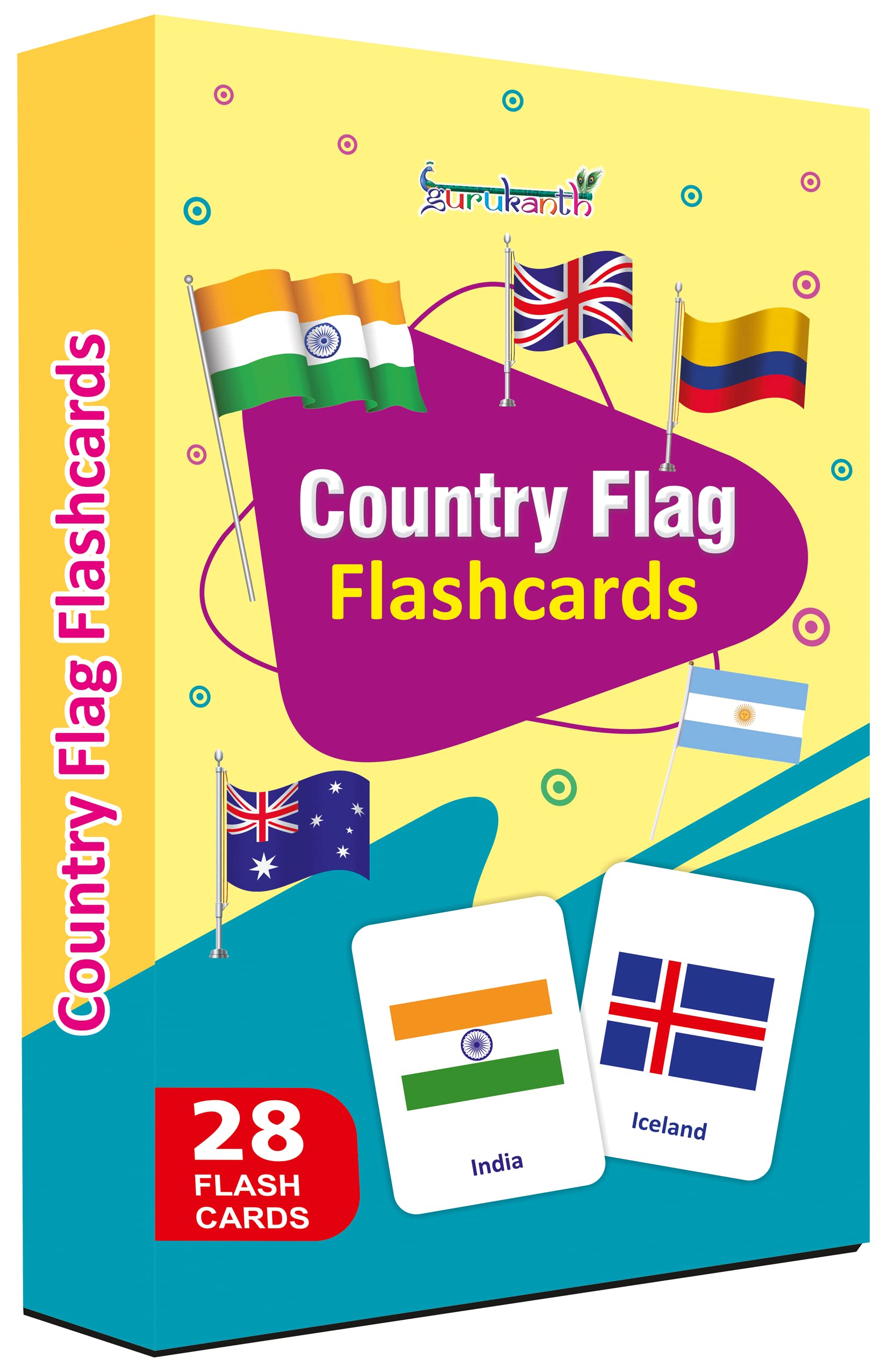Buy Country s Flash Cards for Kids Early Learning Easy & Fun Way of