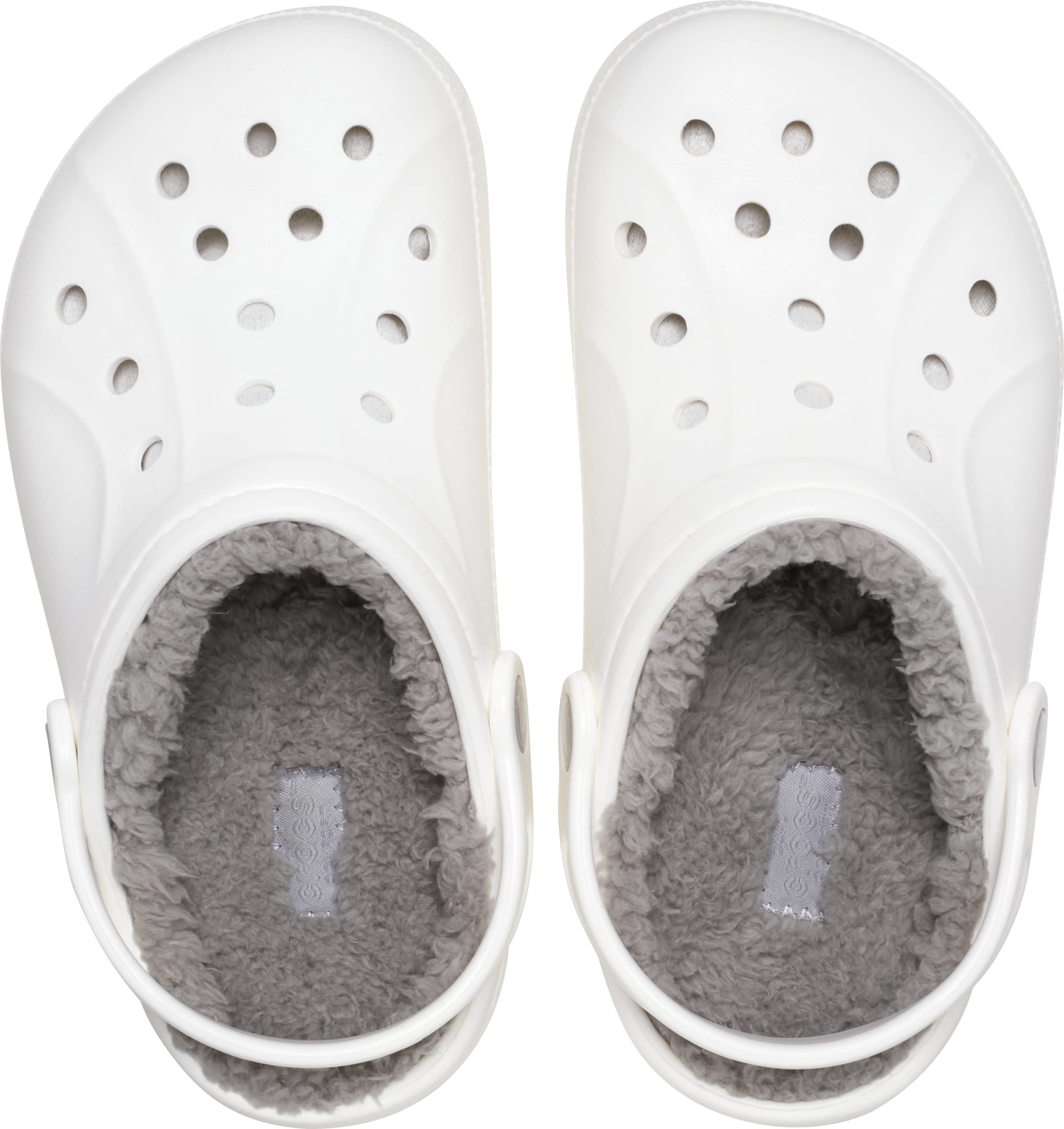 Crocs Unisex Ralen Clog z podszewką K, Biały jasnoszary, 6/7 UK Child