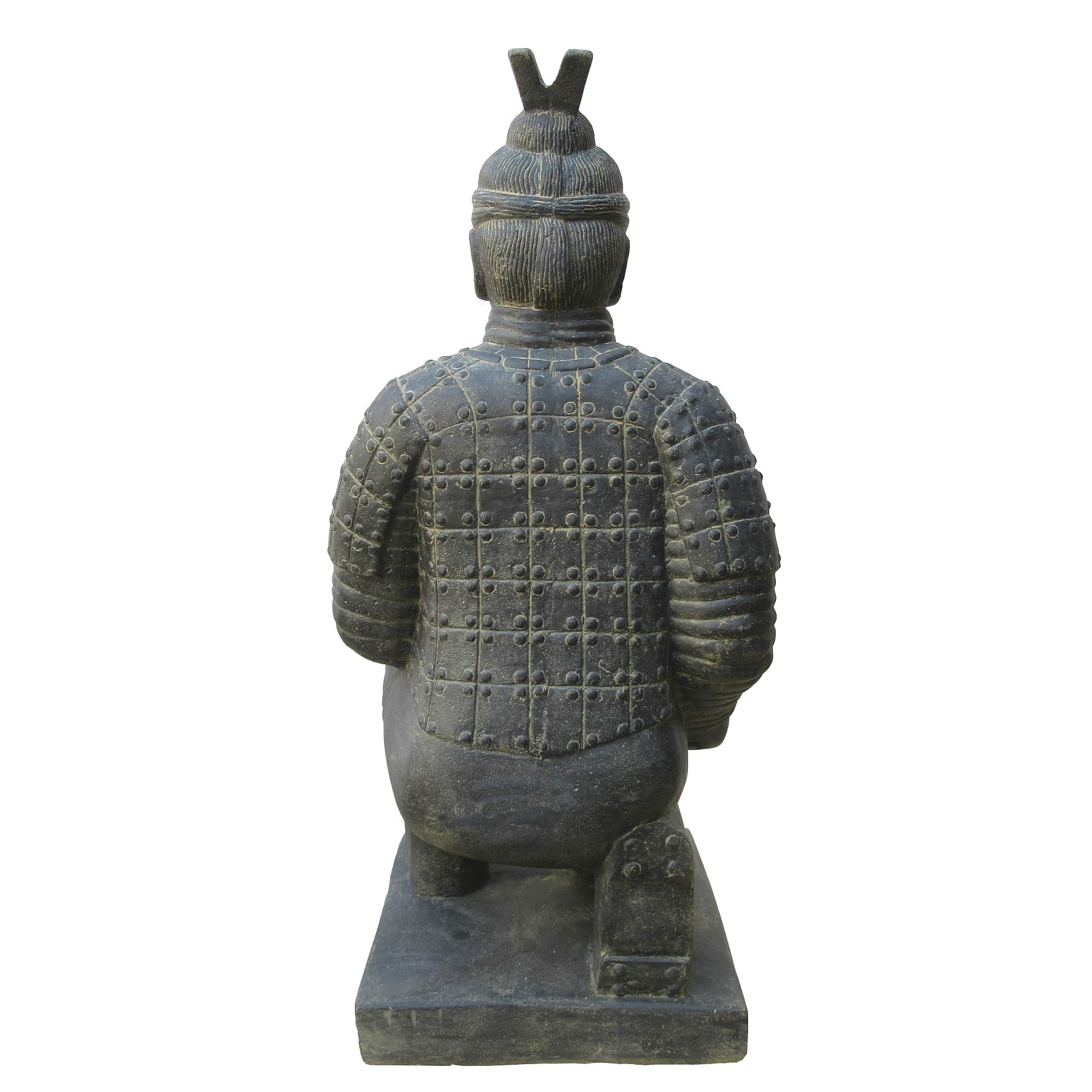 Figurine Composition Durso Moyen Age Guerrier a Genoux Tirant a L'Arc