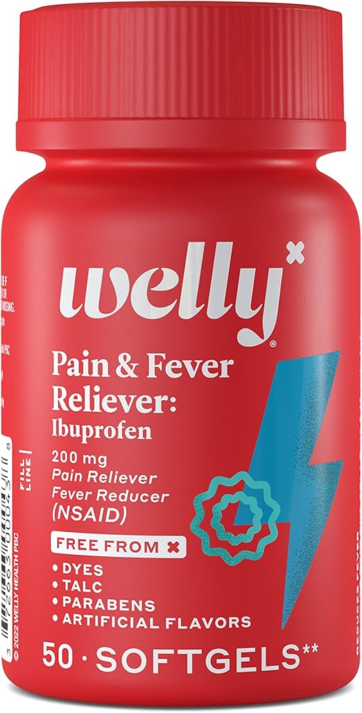 Welly Remedies OTC Pain & Fever Reliever Ibuprofen