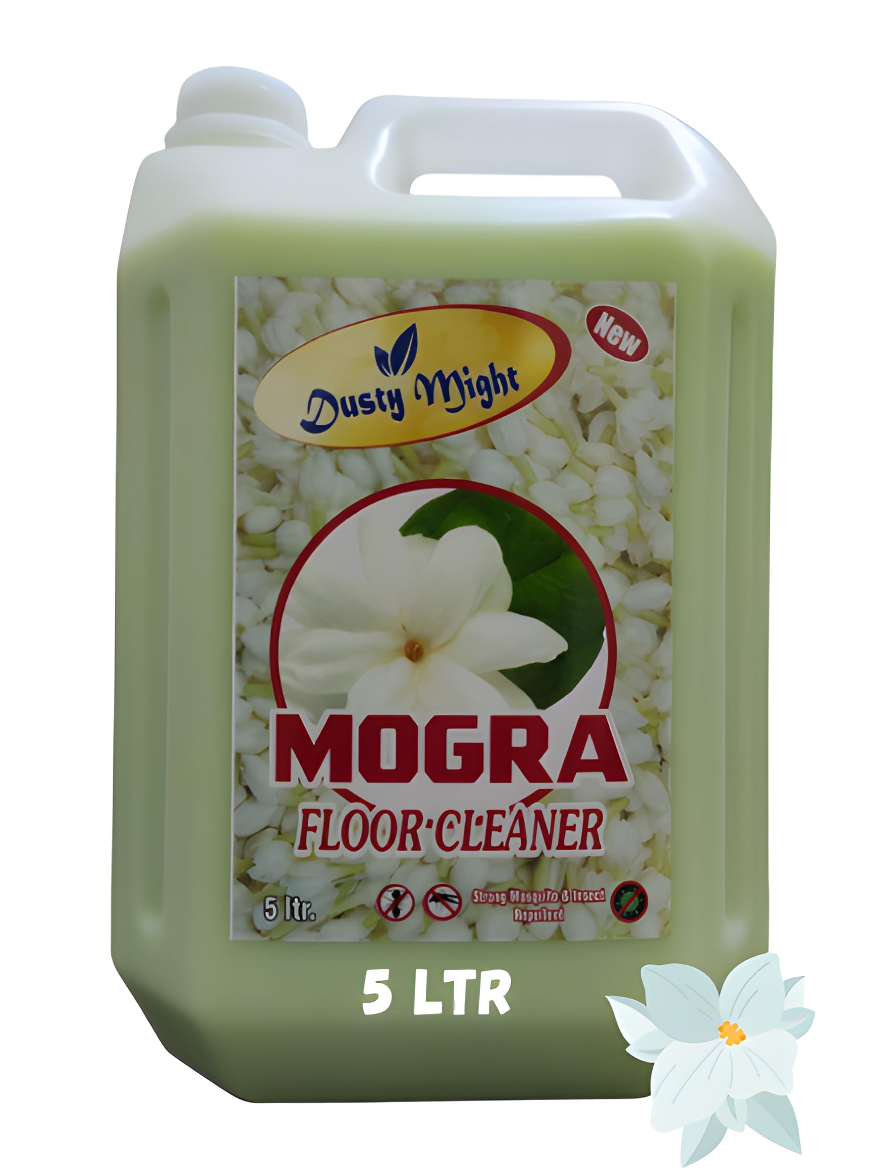 Dusty Might Mogra Floor Cleaner Disinfectant Phenyl Liquid Surface Stains & Germs Cleaning For Homes Offices Commercial Use | Floor Cleaner Offer | 5 L Pack of 1 (B0CSC1BHXB) Amazon Price History, Amazon Price Tracker