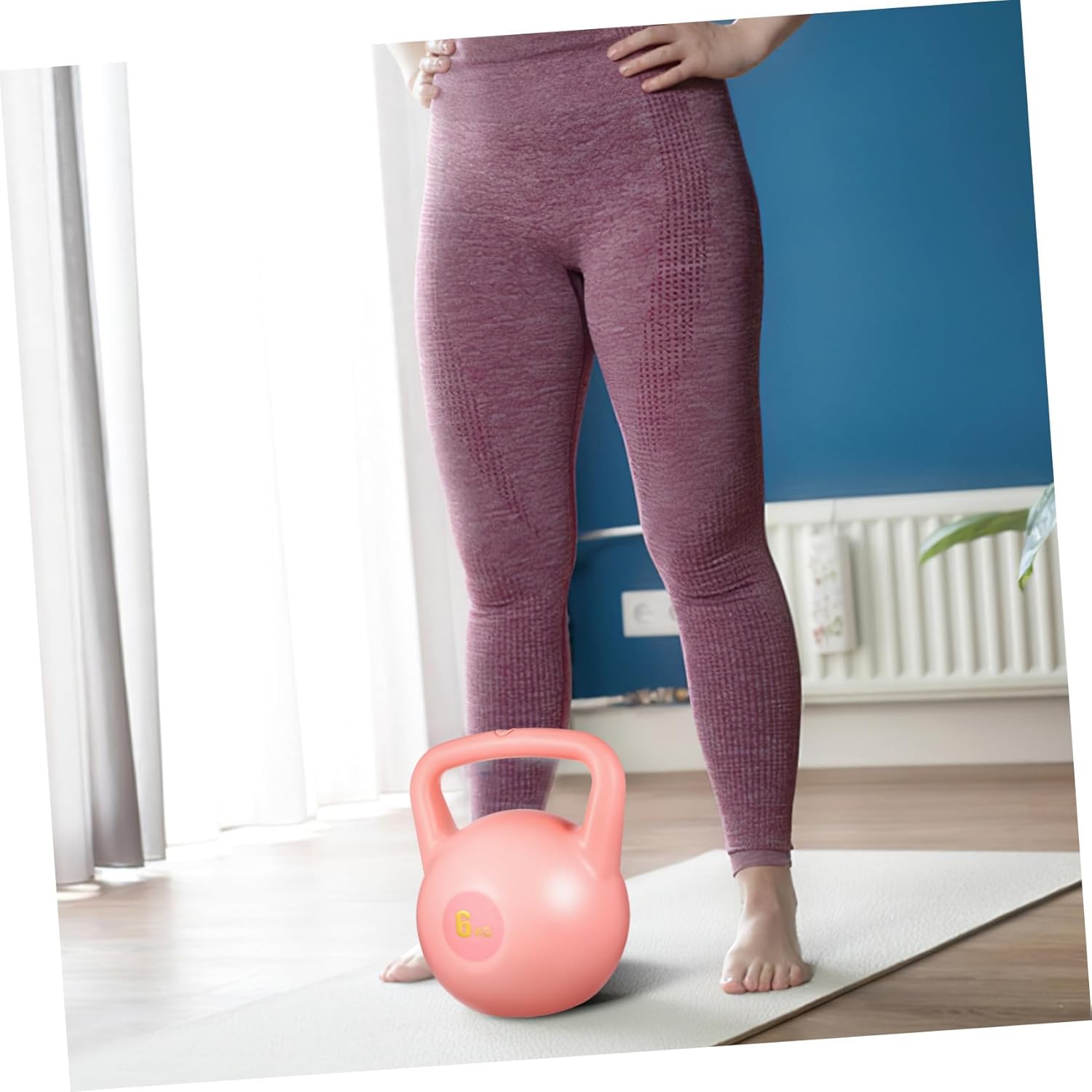 Water Filled Kettlebell Portable Compact Design Smooth Grip for Men Women Gym Workouts Strength Training Exercise Equipment for Home Travel