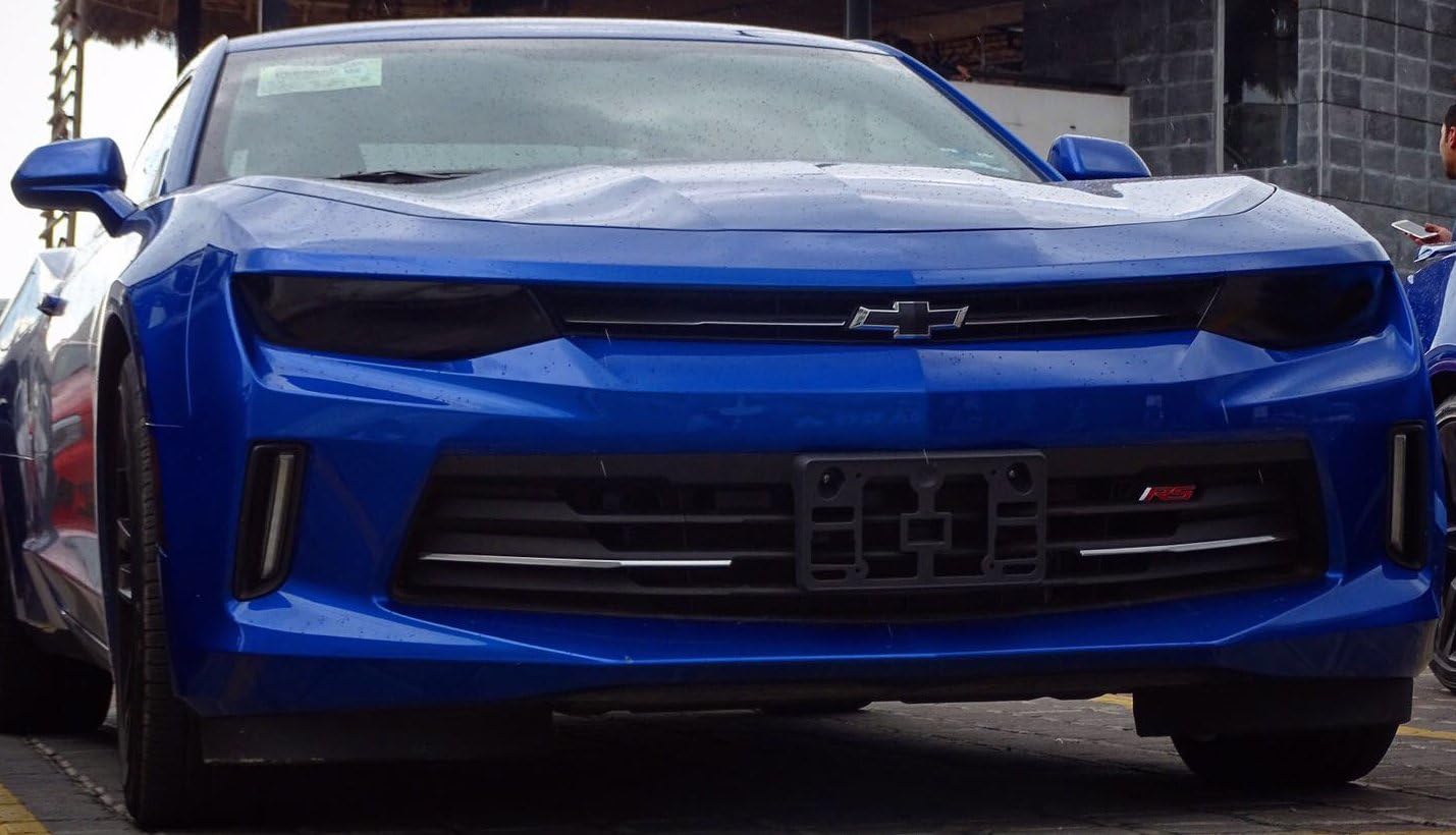 Subject 9 - Fits: Camaro Pre-Cut Vinyl Overlay Tint Headlight Plus (2016 2017 2018 2019 2020 2021 2022) Dark 20%