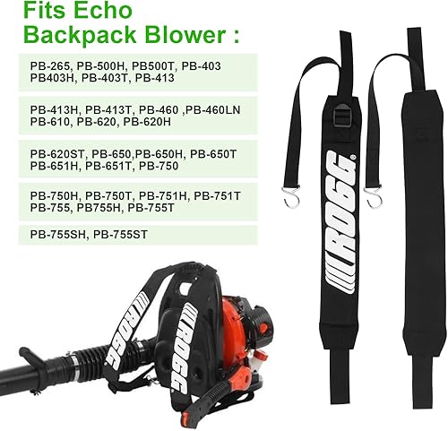 Miniatura 2 de Kscjdg C061000111 - Arnés para soplador de hojas Echo PB-500 PB-265LN PB-403H PB-413H PB-460 PB-610 PB-620 PB-650 PB-755 compatible con C061000110-2