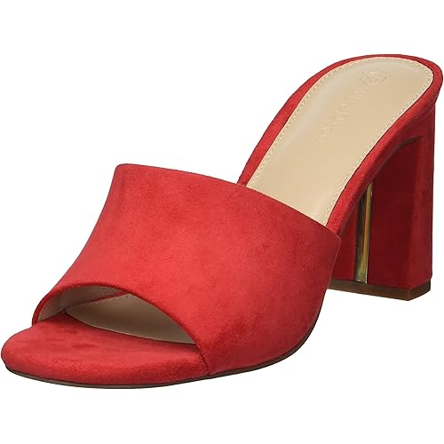 The Drop Women's Pattie High Block-Heeled Mule Sandal