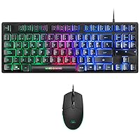 Mars Gaming MCPTKLES, RGB Combo Tastiera & Mouse 3200DPI