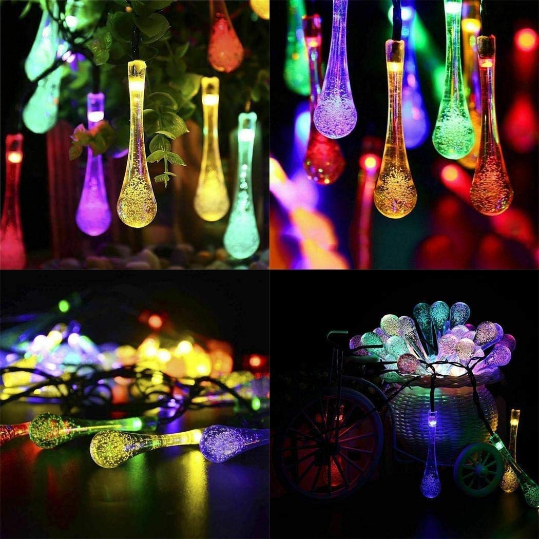 Solar Gartenlichterkette, 50 LED Bunte Kugeln, 7m – Wasserdicht, 8 Modi, Für Terrasse & Garten