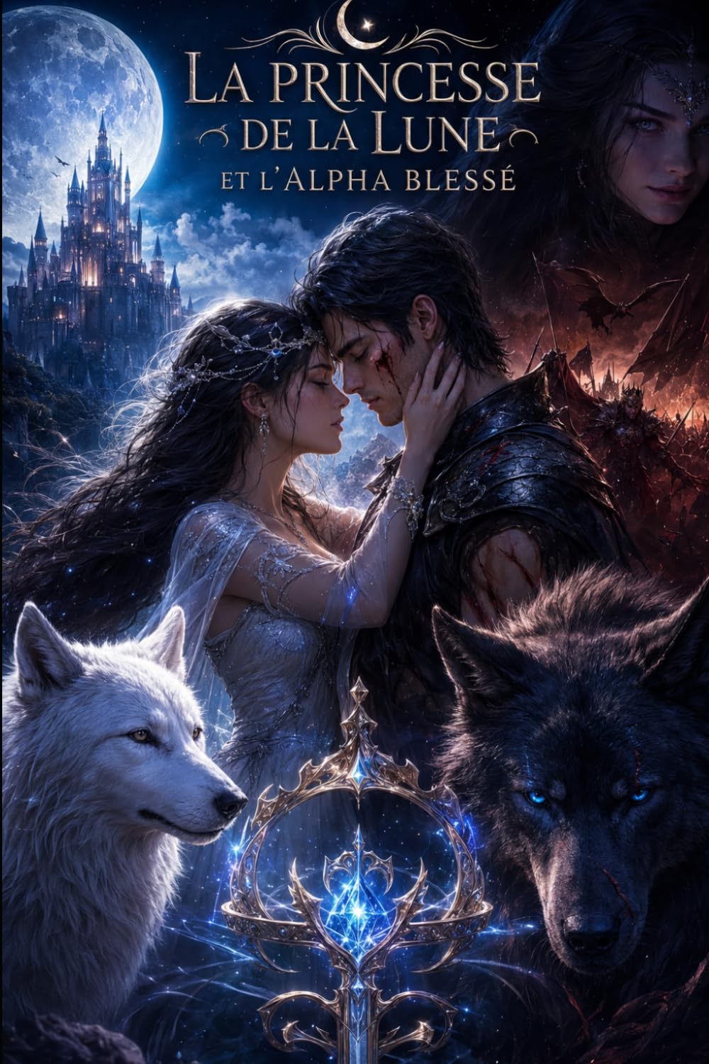 La princesse de la lune et l’alpha blessé