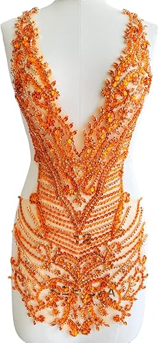 Apliques de diamantes de imitación hechos a mano para coser en cuentas, parches de recorte, accesorios para vestido de novia, parche de encaje