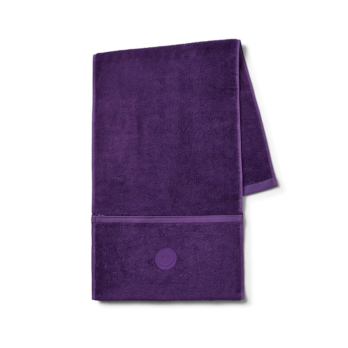 Christy Wimbledon Gym Towel | Compact Sports Towel | Quick Dry | 40cm x 120cm | Official Wimbledon 2025 Tennis Championships Merchandise | Purple