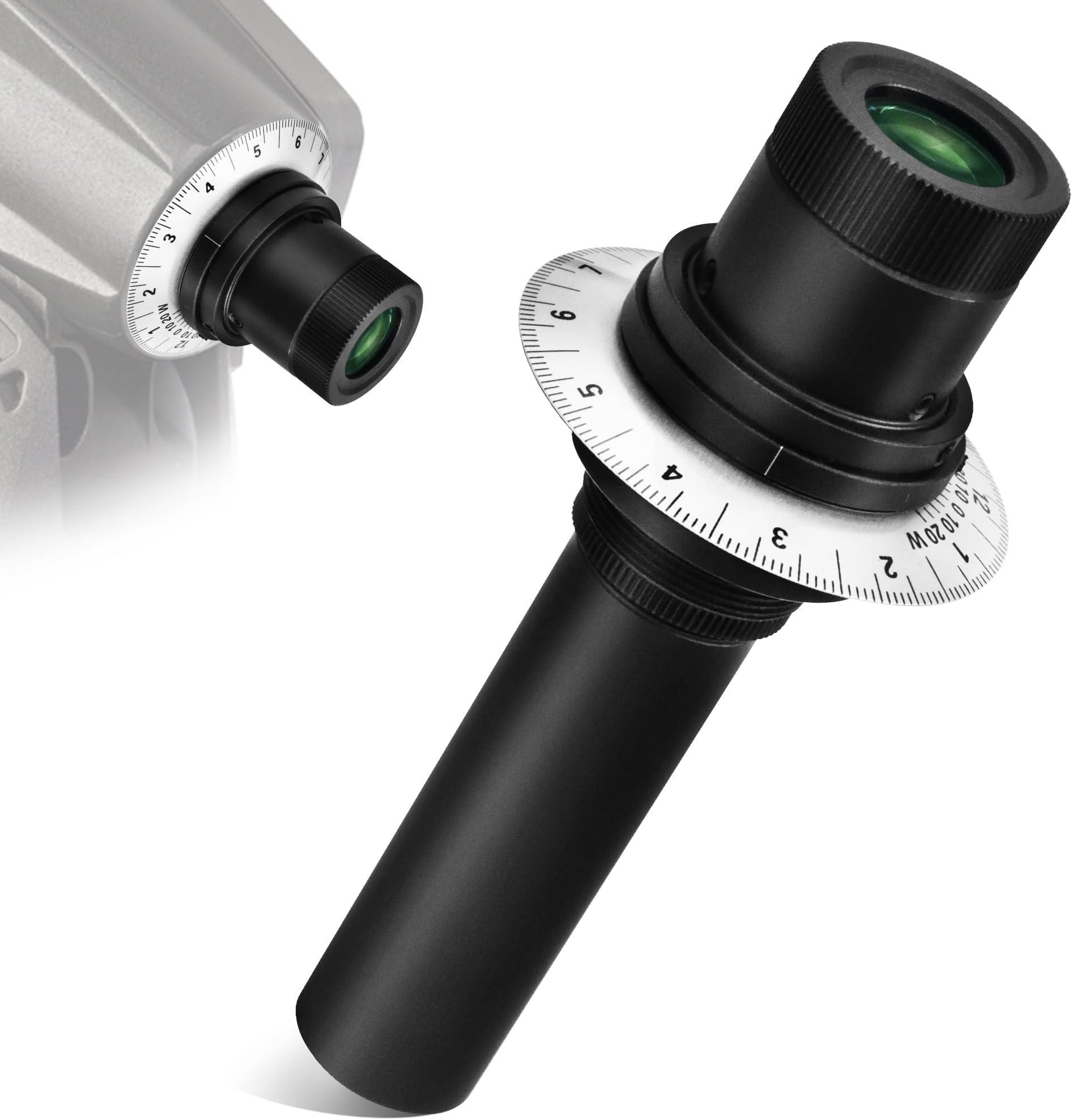 Astromania Polar Alignment Scope for EQ-5, Black - for Both Northern and Southern Hemispheres Eyepiece Focus Adjustment to Achieve Sharp Focus on Reticle