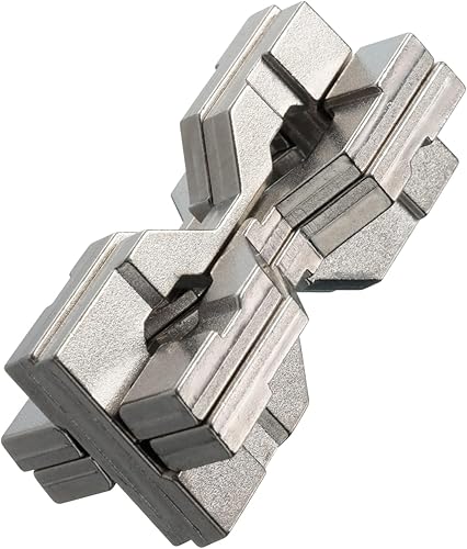 Miniatura 2 de BePuzzled  Reloj de arena Hanayama Metal Brainteaser Puzzle Mensa nivel 6, para edades de 12 años en adelante