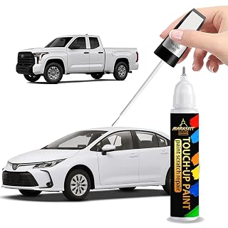 Ice Cap/Super White(040) Touch Up Paint For Toyota Exact Match-Chips and Nicks 2 in 1 Car Paint Pen Scratch Rapair for Avalon/RAV4/Camry/Corolla/Highlander/Prius/Sequoia/Sienna/Tacoma - Amazon product rated Grade A