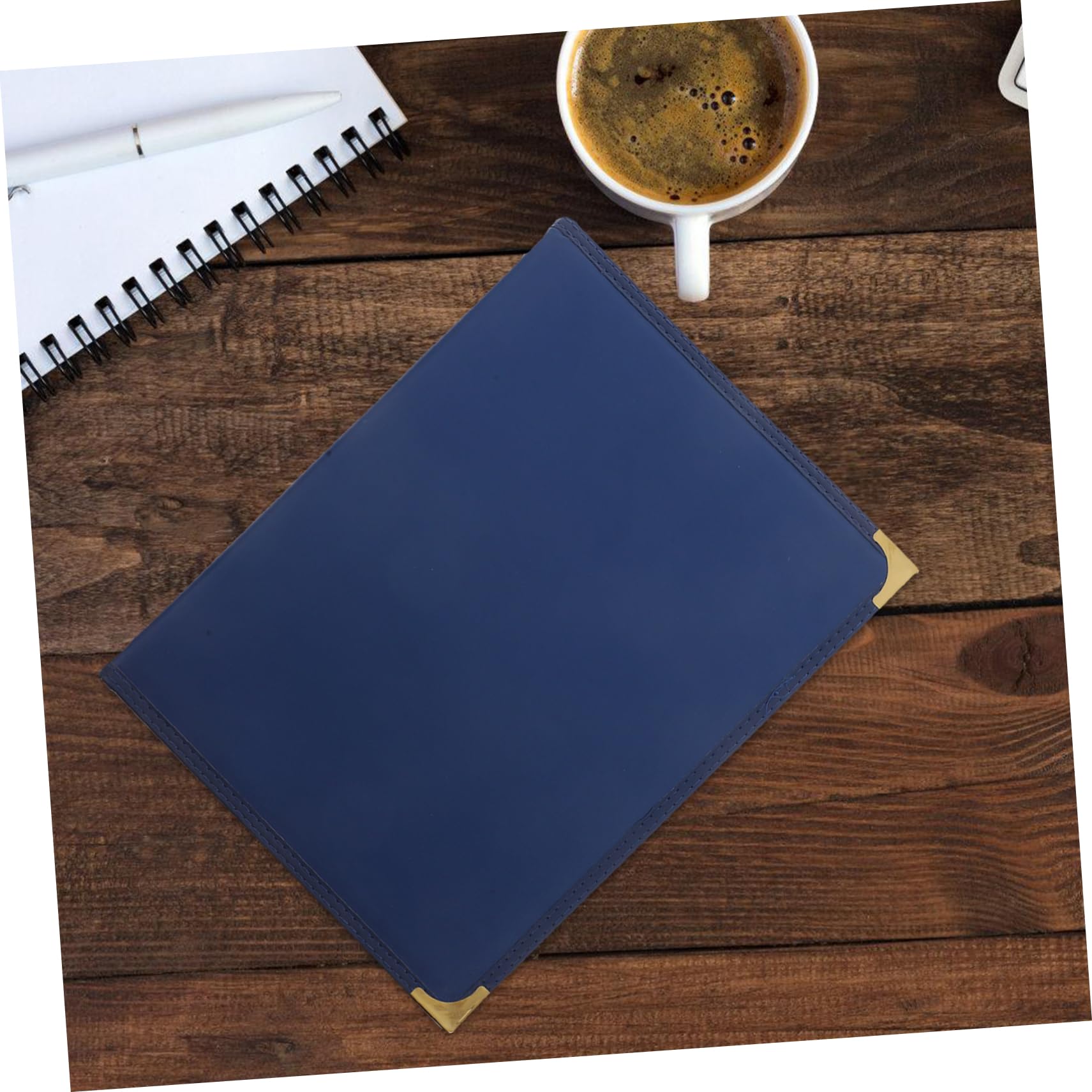 Ciieeo 2piezas Menú Protector De Menú Para Restaurante y Cafetería Fundas De Piel Sintética Transparente Portamenús Para Páginas Archivos Para De Bar y De Comida