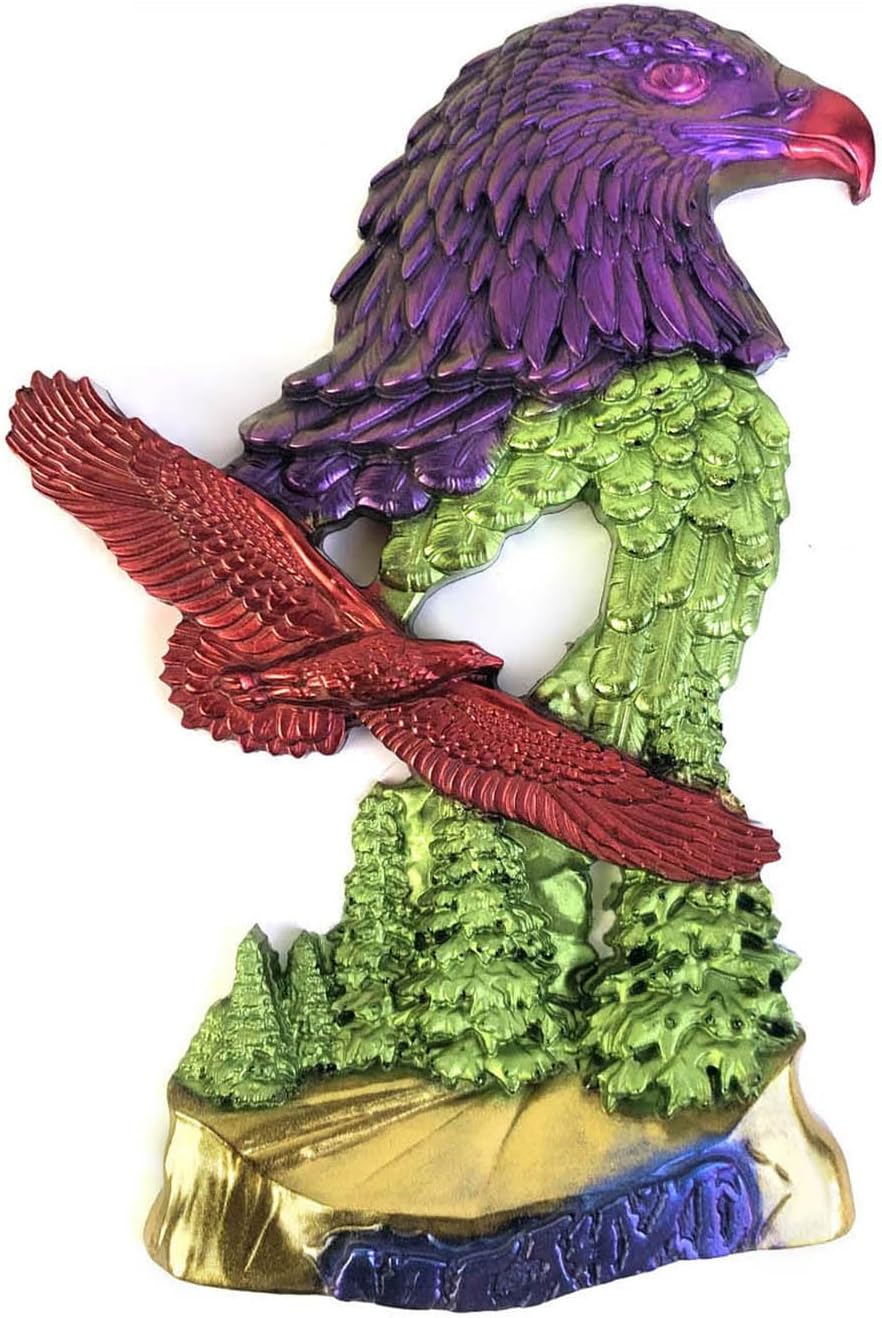 Resin Molds 3D Eagle Silicone Mold Animal Desktop Ornament Crystal Epoxy Resin Casting Mold DIY Art Craft Home Decorations Supplies, Size: approx.14x20.6cm, white image 5