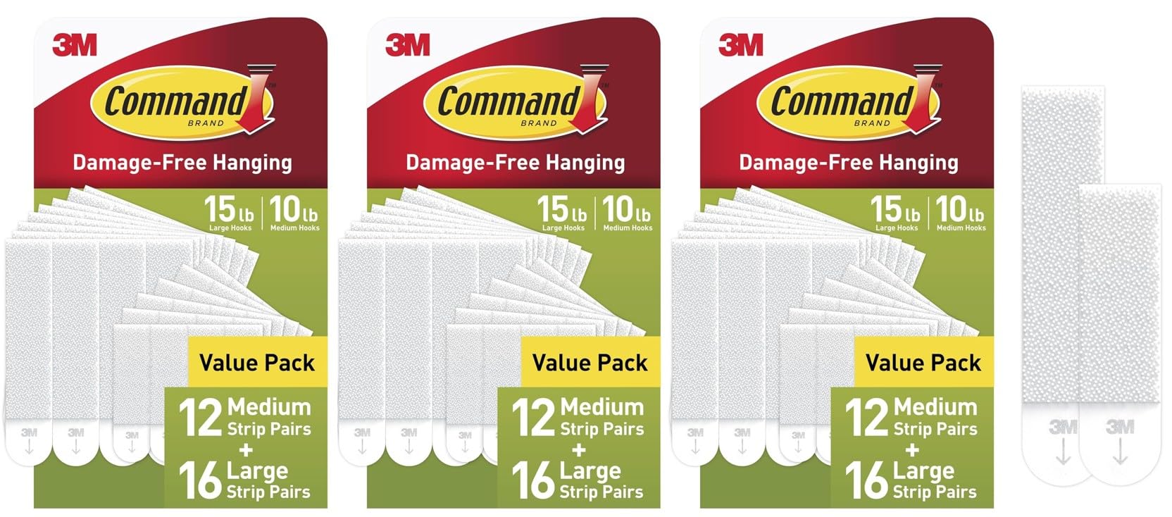 Command 15 & 10 lb Assorted Picture Hanging Strips, 28 Pairs, SIOC — Amazon image 12
