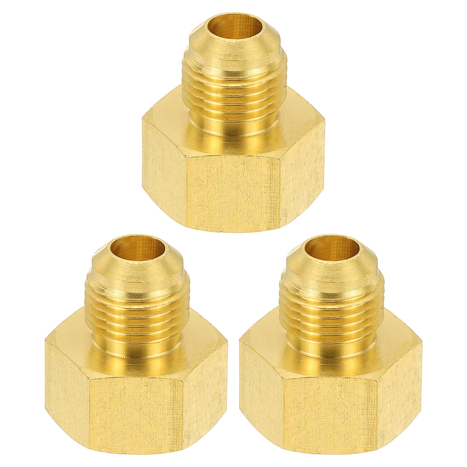 Conector de latón de 3/8 a 1/2 NPT para solucionar fugas en tubos de aceite y gas