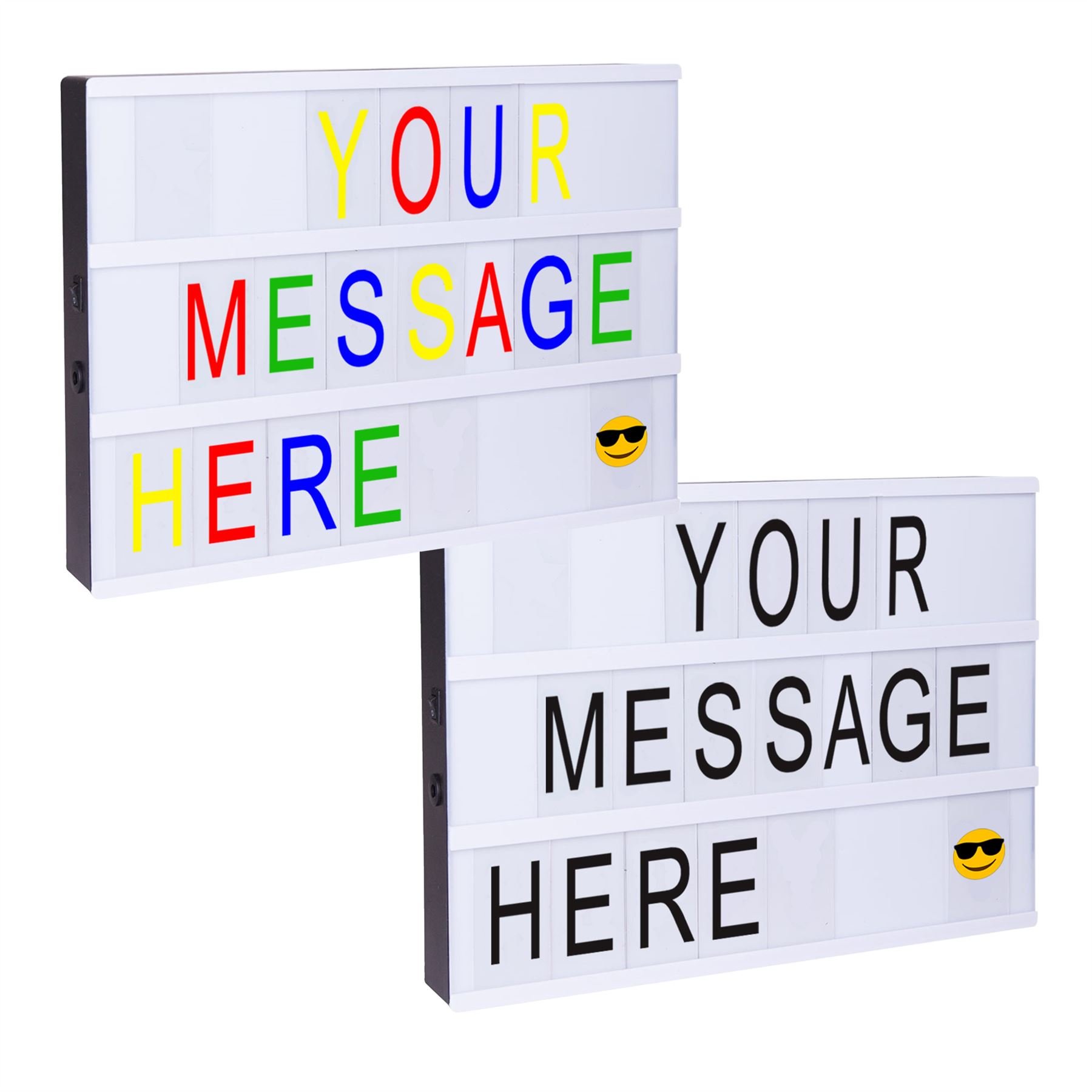 2 x CrazyGadget® LED A4 Cinematic Plastic Lightbox