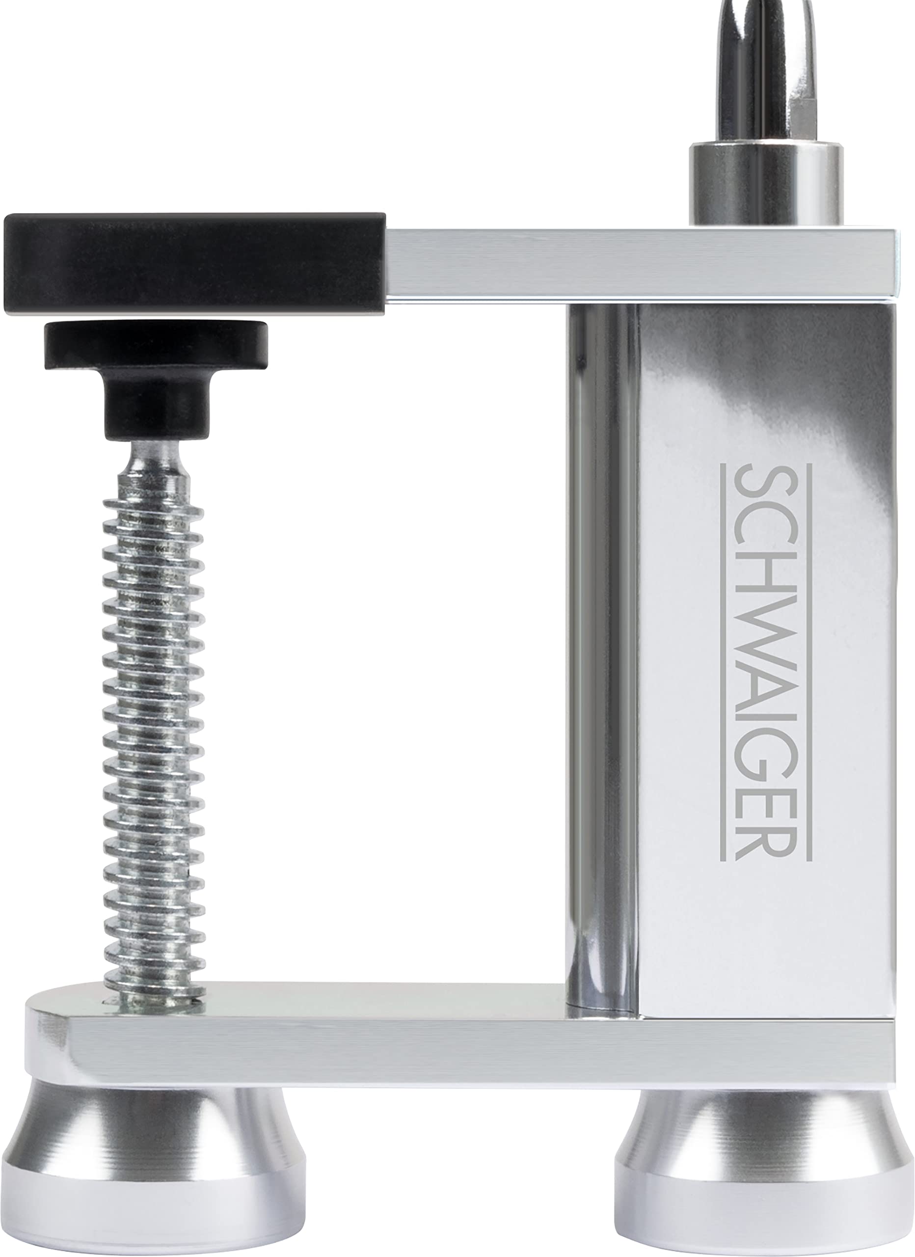 SCHWAIGER 658170 - Torcia elettrica per barbecue, luce da lavoro, a collo di cigno, a LED, girevole magneticamente