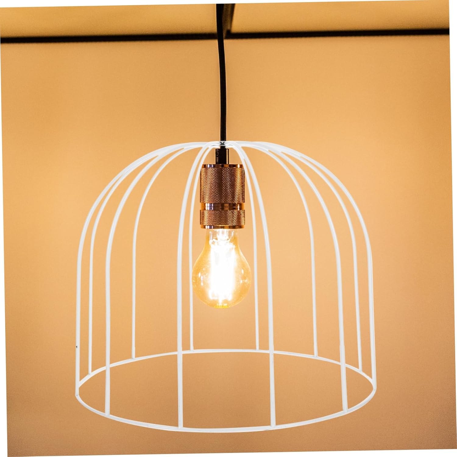 TEHAUX Metal Wire Chandelier Frame Hoop Diy Lampshade Rack for Hanging Fixture Shade