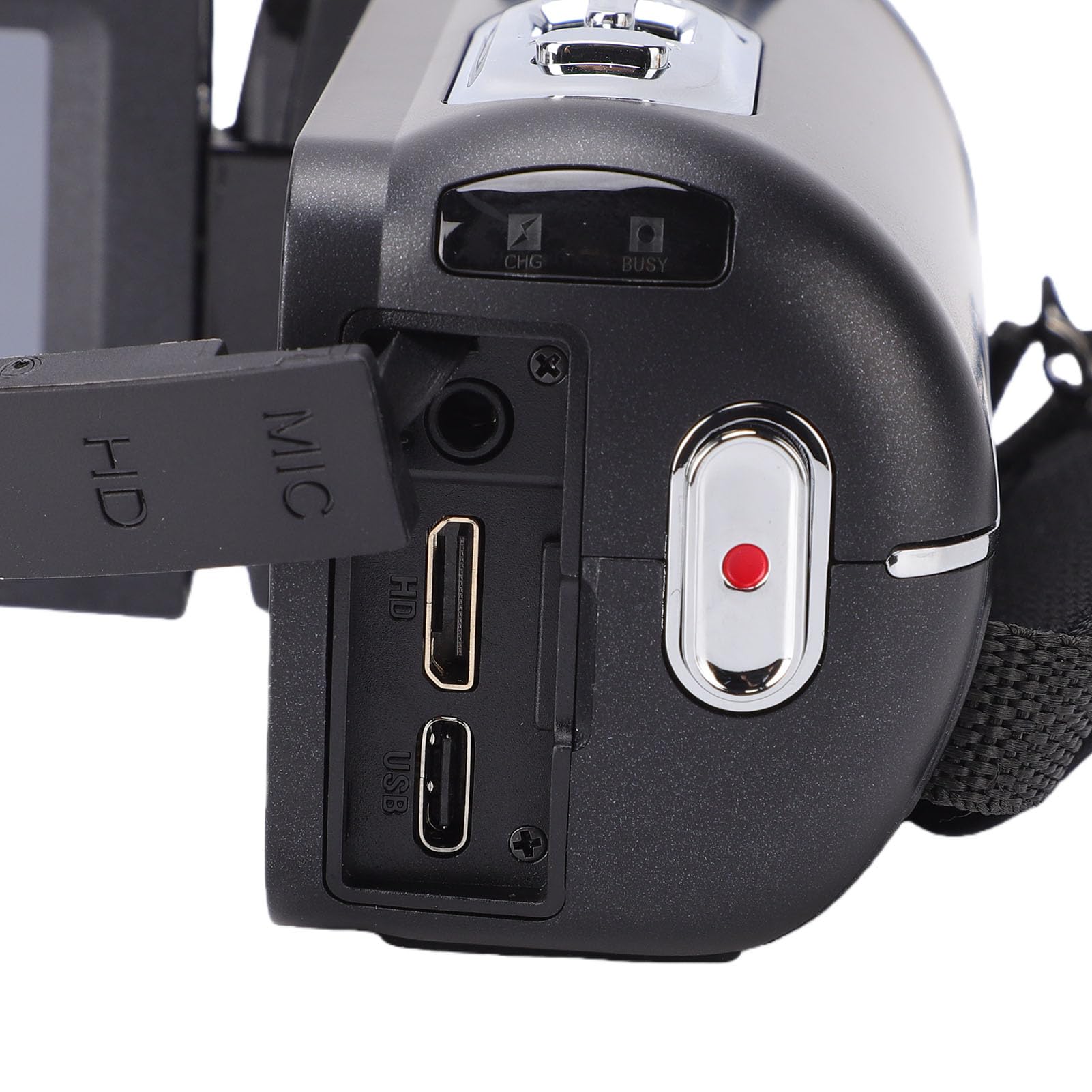 Akozon Cámara de Vídeo 8K Videocámara Multifuncional con Zoom Digital 64MP 18X para Viajes
