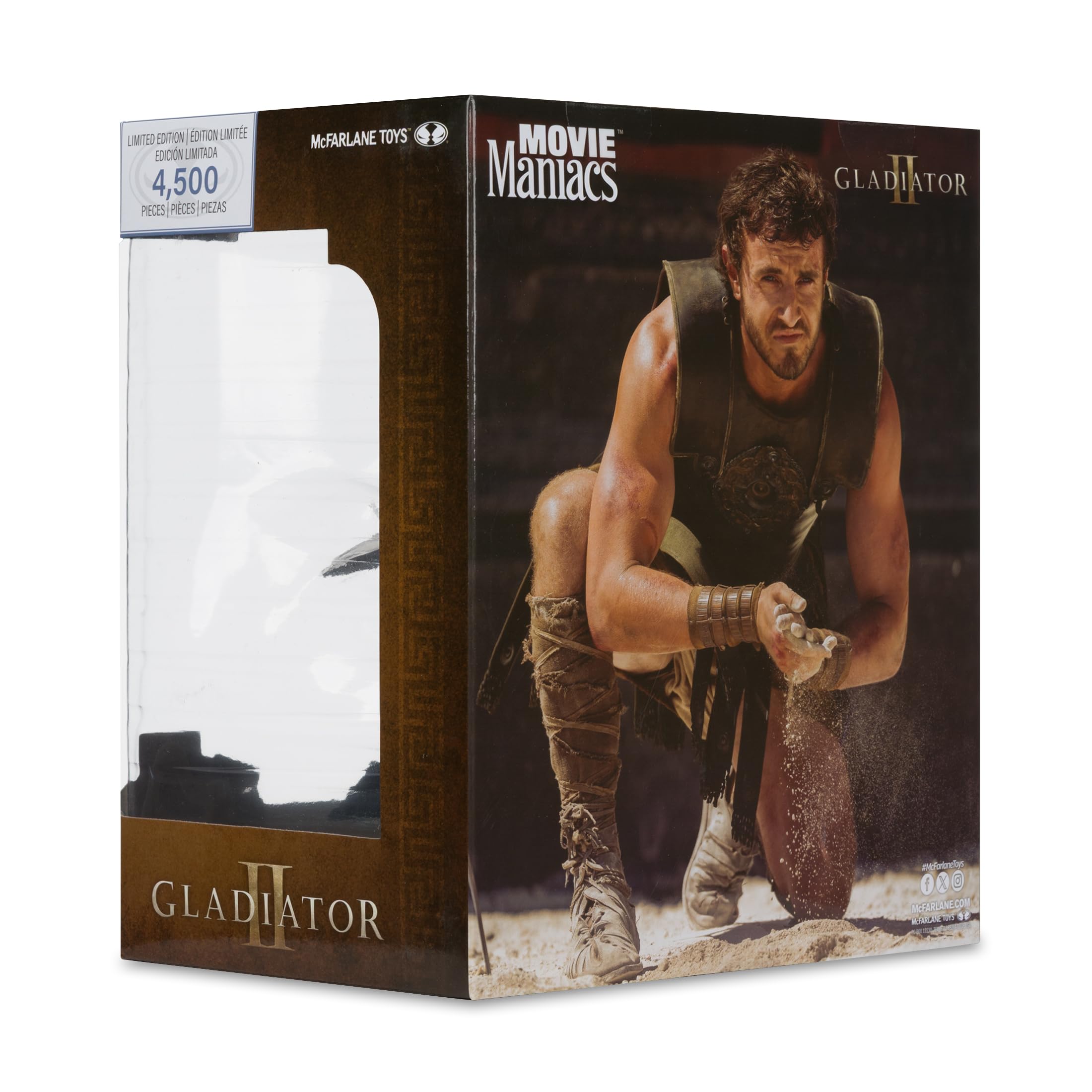 McFarlane Lucius (Gladiador II) Figura de Juguete Posada de 6 Pulgadas