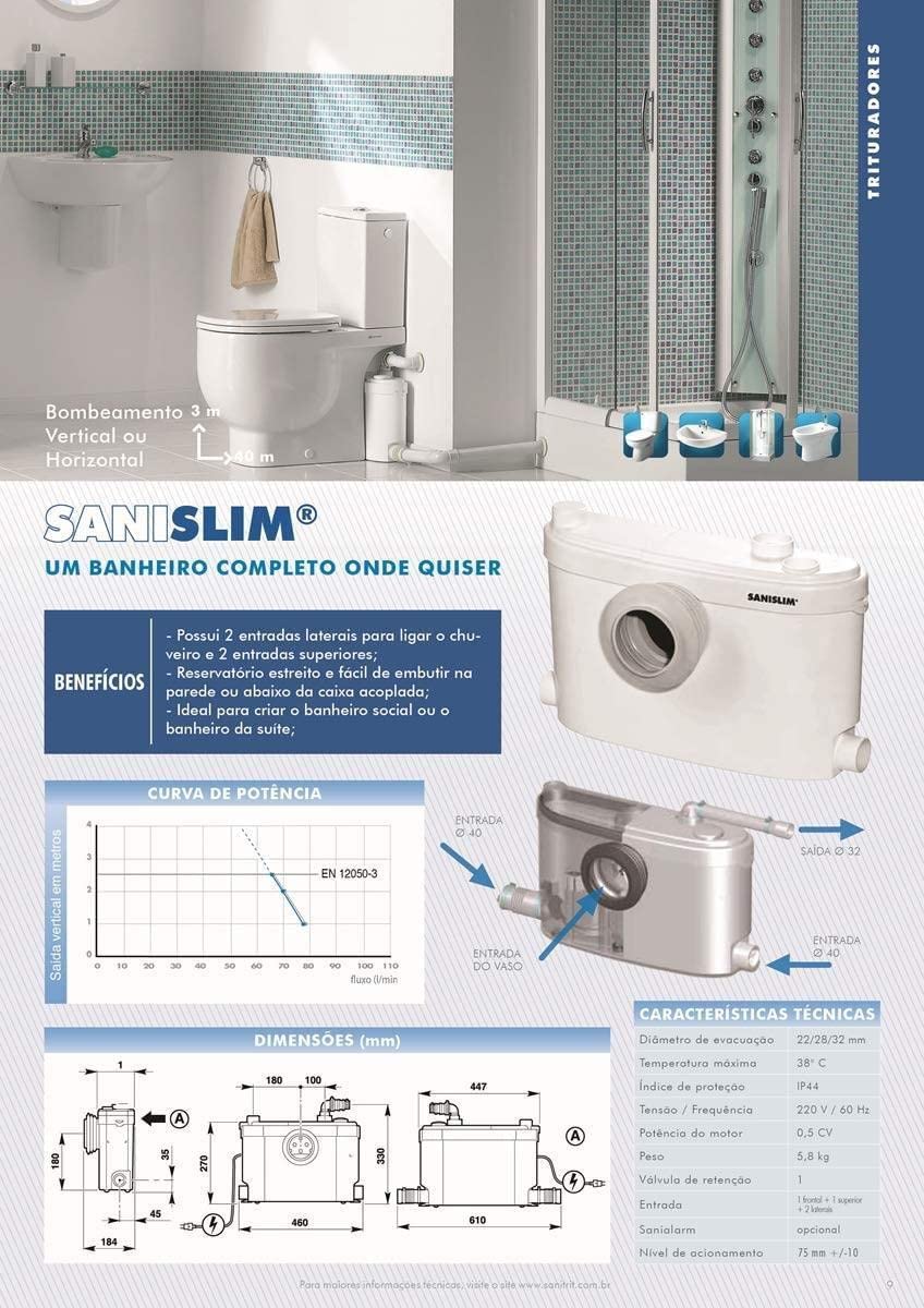 S.F.A. Sanislim para WC + lavabo + bidé + ducha