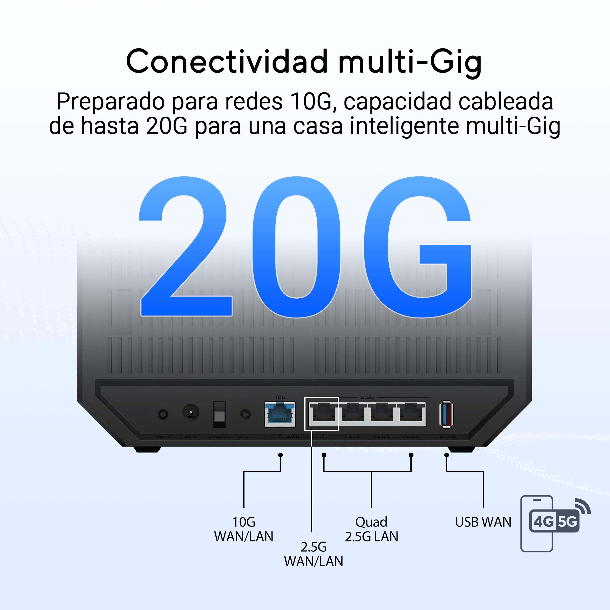 Asus - ASUS Routeur Sans Fil RT-BE92U WiFi 7 Tri Band BE9700