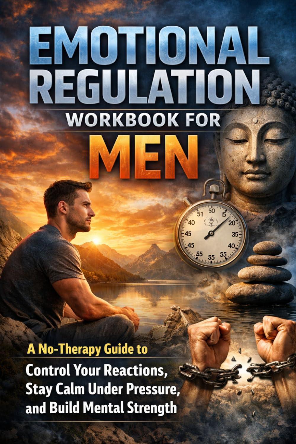 Emotional Regulation Workbook for Men: A No-Therapy Guide to Control Your Reactions, Stay Calm Under Pressure, and Build Mental Strength
