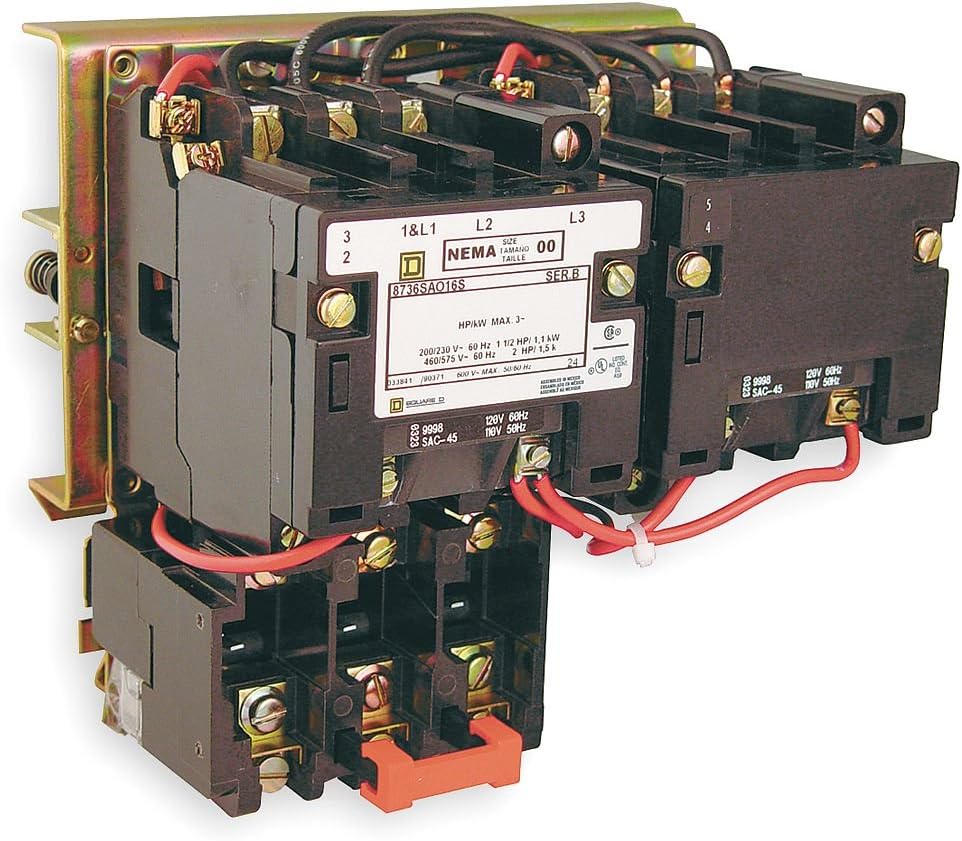 SCHNEIDER ELECTRIC 8736SDO2V02H30S Reversing Starter 600Vac 45A Nema Electrical Box