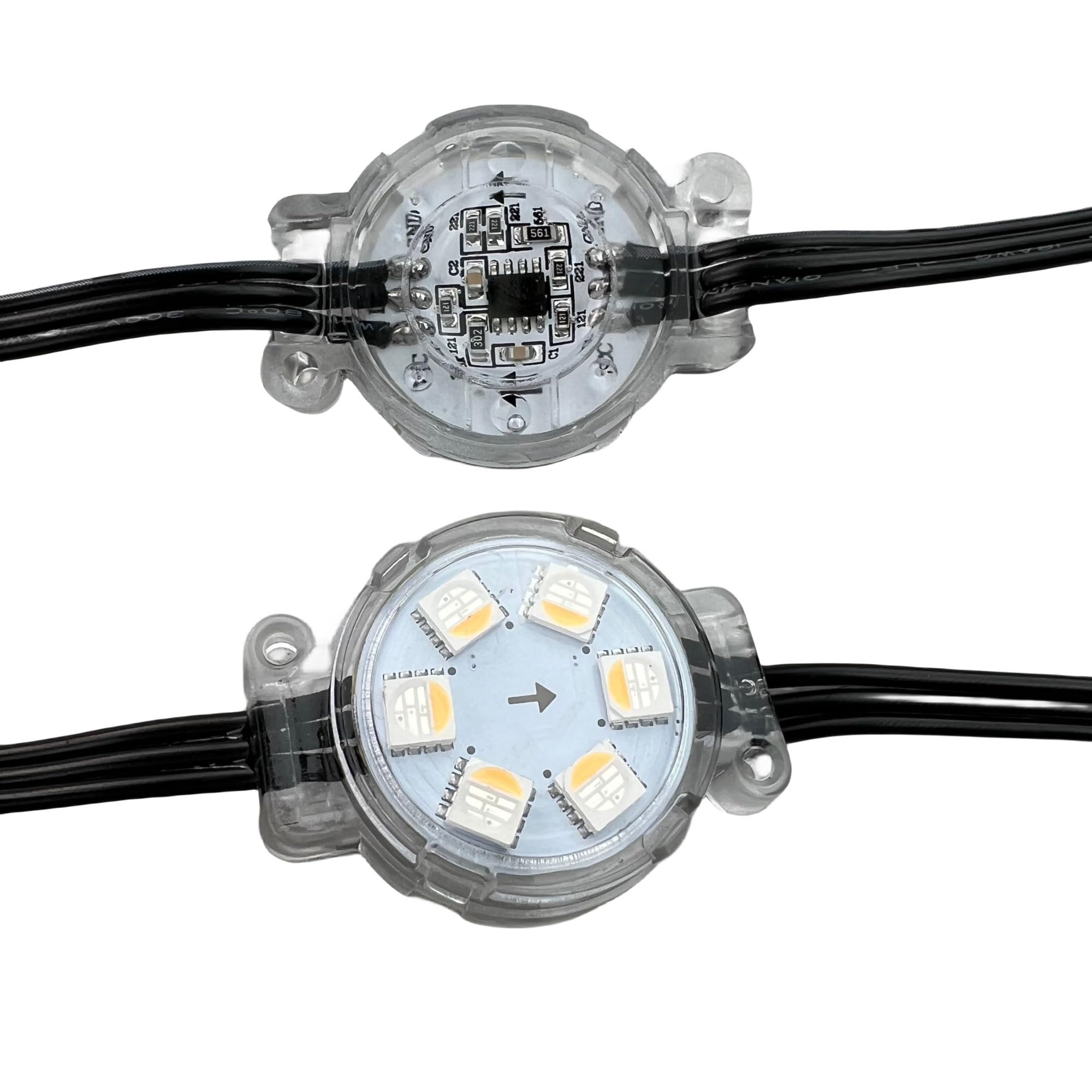 Amazon.com: SIKOWEI RGBW Addressable LED Puck Pixel Light DC24V