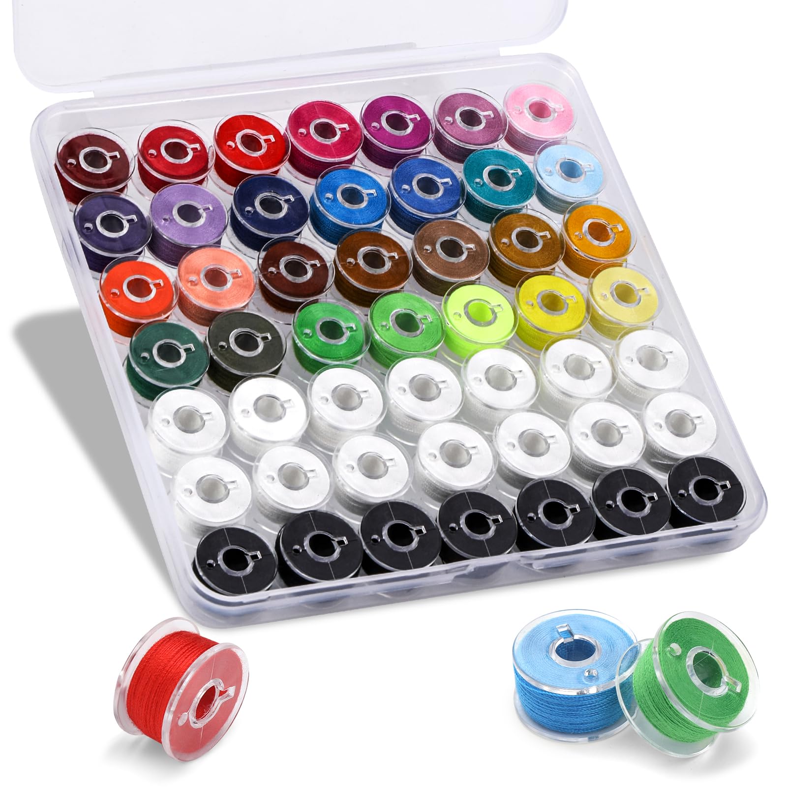 Sewing Thread & Embroidery Bobbins - 25 Colors -13
