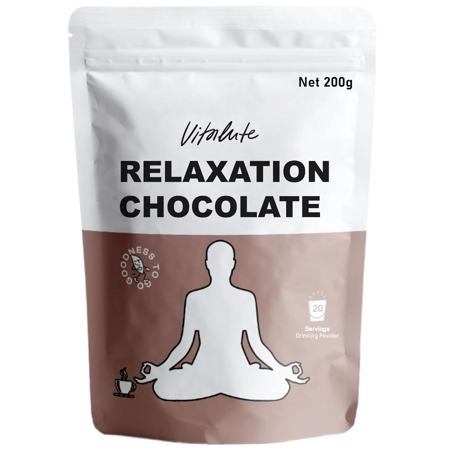 Vitalute Relaxation Chocolate Powder Drink Cocoa with