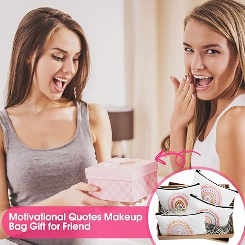 Miniatura 3 de Reginary 20 bolsas de cosméticos para mujer, espaciosas bolsas de maquillaje con cremallera, bolsa de aseo de viaje, organizador de accesorios, 7 x
