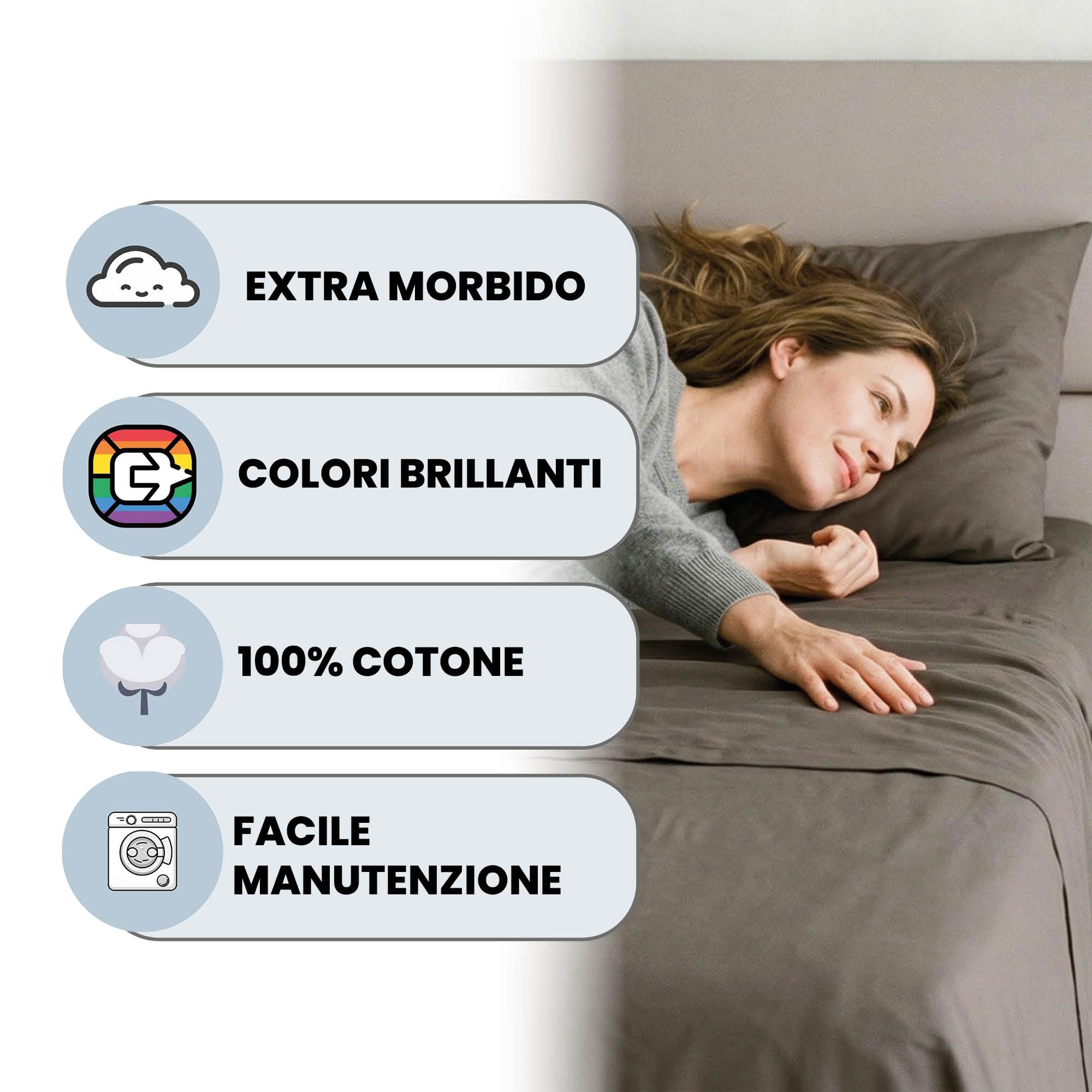 maxcolor Bedding Dark Brown