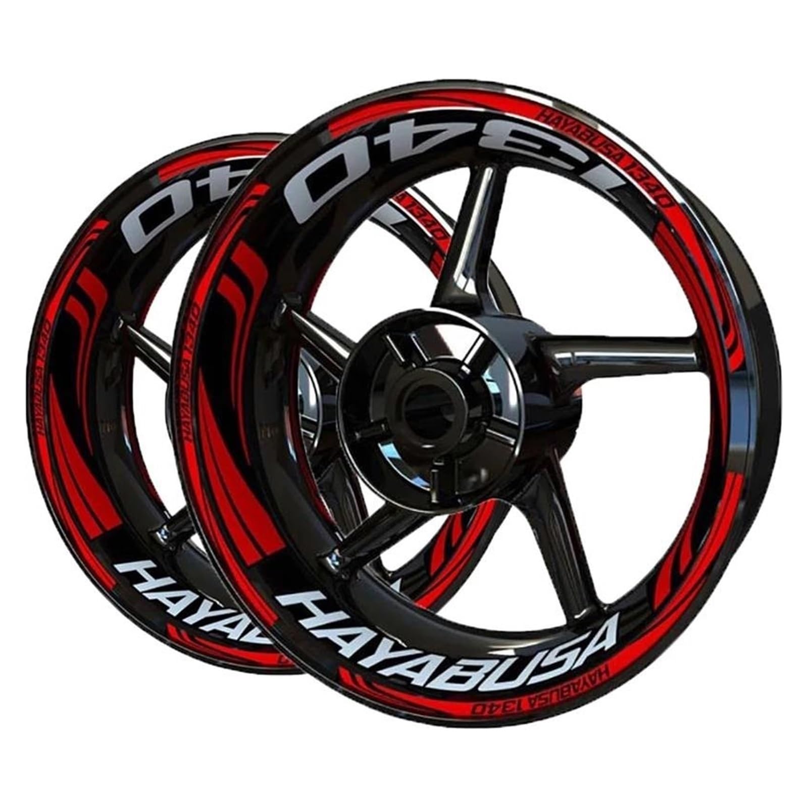 Motorcycle Wheel Stickers Reflective Decals Rims for Suzuki for Hayabusa 1340