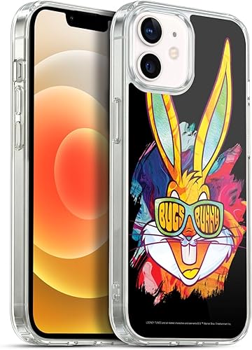 Miniatura 110 de Head Case Designs Funda de gel suave con licencia oficial de Looney Tunes Retro Bugs Bunny compatible con Apple iPhone 11 Pro Max Retro,Blanco y