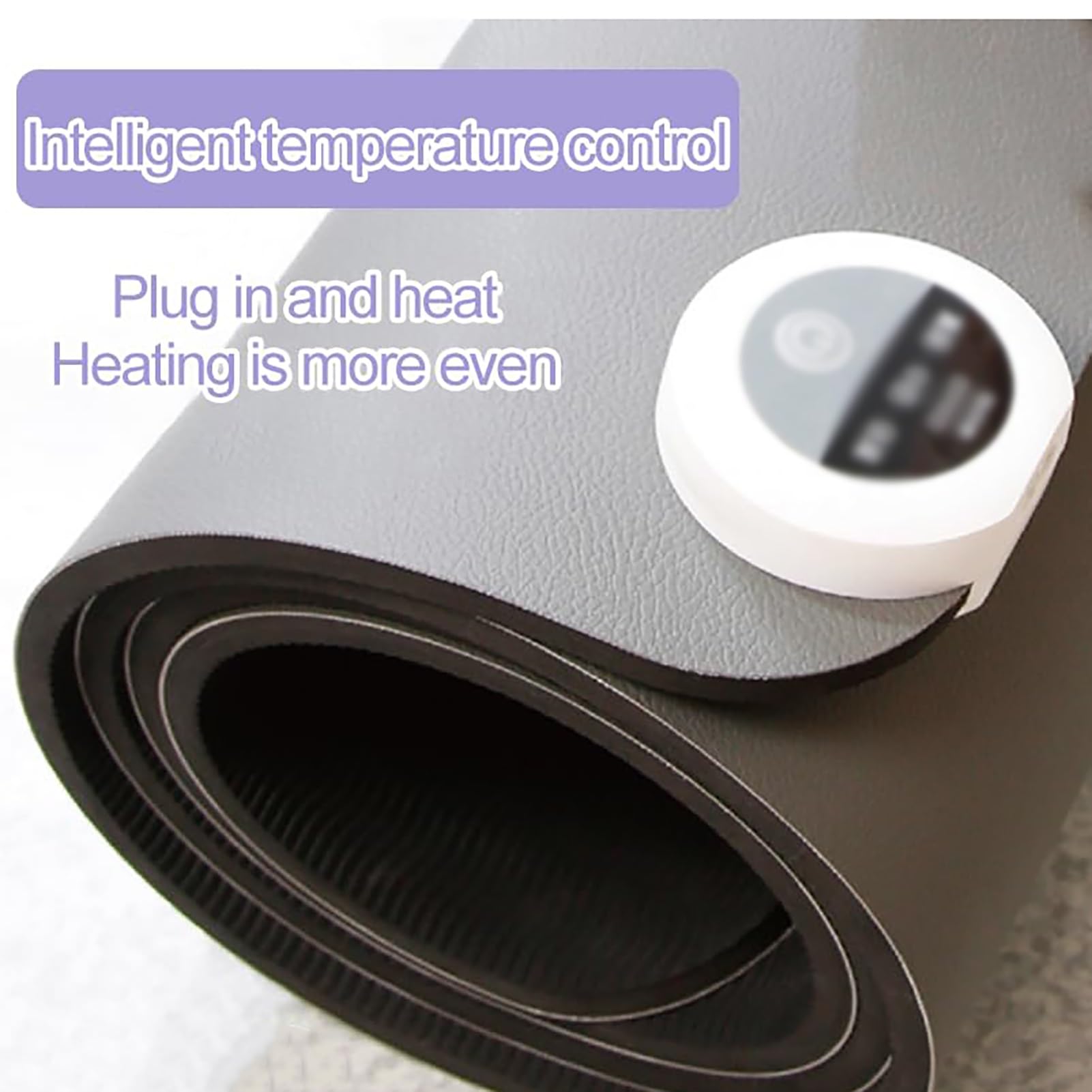 Tappetino da yoga riscaldato elettrico, in TPE morbido antiscivolo da 8 mm, temperatura regolabile 10-60 ℃, timer 1-12 ore, perfetto per lezioni di yoga invernali per uomini e donne