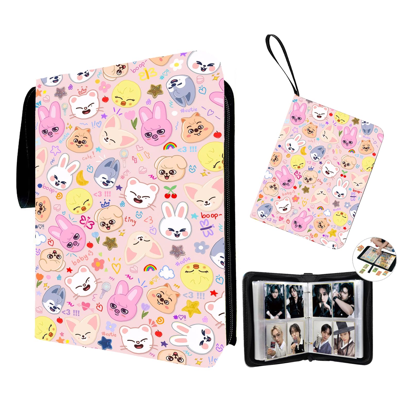 Sammelkarten Album Für 400 Karten - TopLoader Binder Mit Schutzfächern