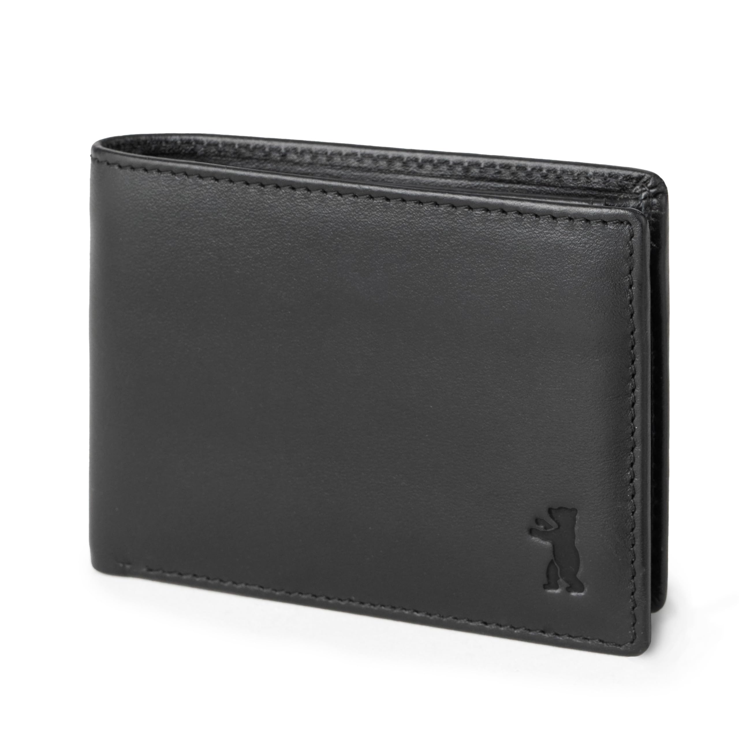Berliner Bags Kees Cartera de Piel Hombre Compacta, Monedero y RFID, Caja