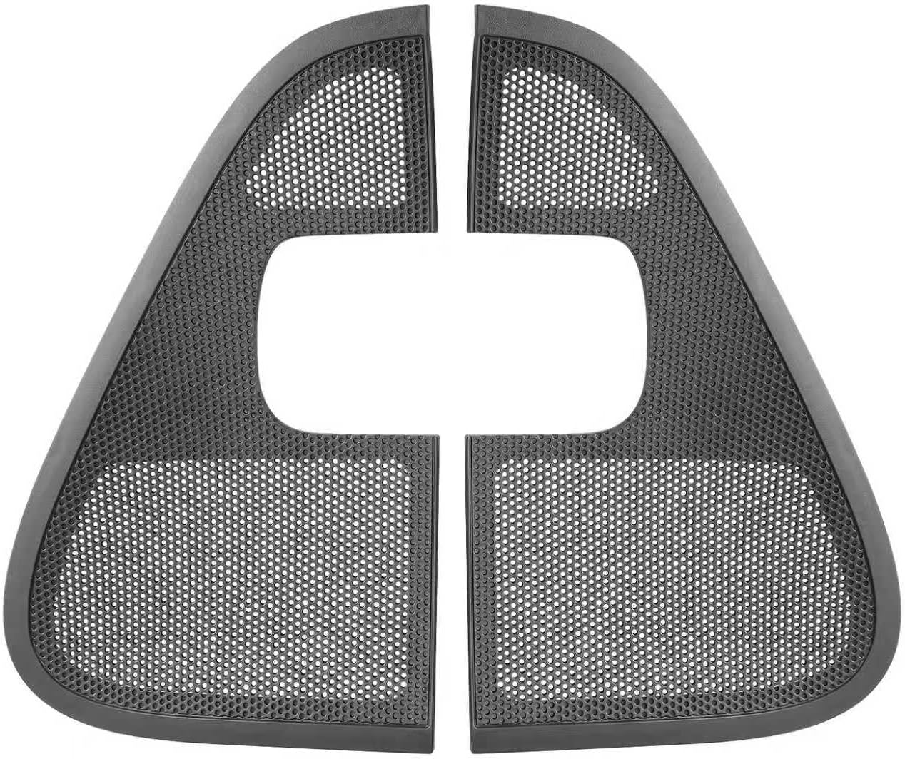 1 Pair Front Door Speaker Grille Panel Cover Left and Right Side Compatible with Ford F150 2004-2008 Replaces 5L3Z-18979-BAA 5L3Z-18978-BAA Flint Gray Color