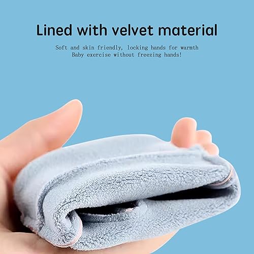 Miniatura 4 de Guantes de invierno cálidos para niños, ligeros, impermeables y antideslizantes, para ciclismo, patinaje sobre hielo, senderismo, nieve, niños y